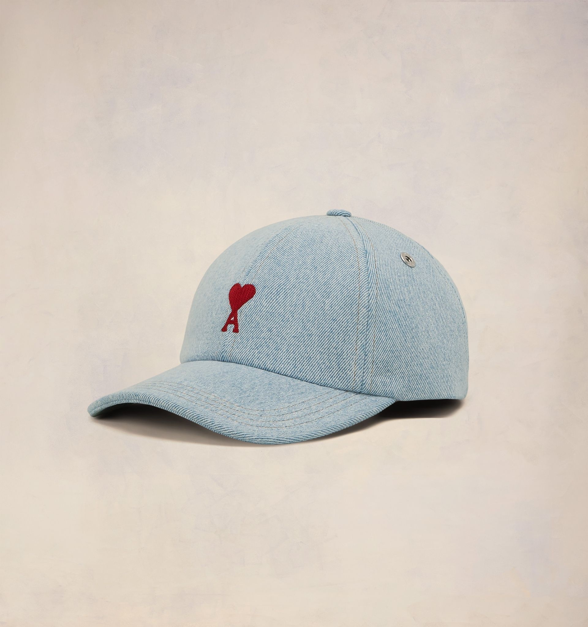 Red Ami de Coeur Embroidery Cap - 6