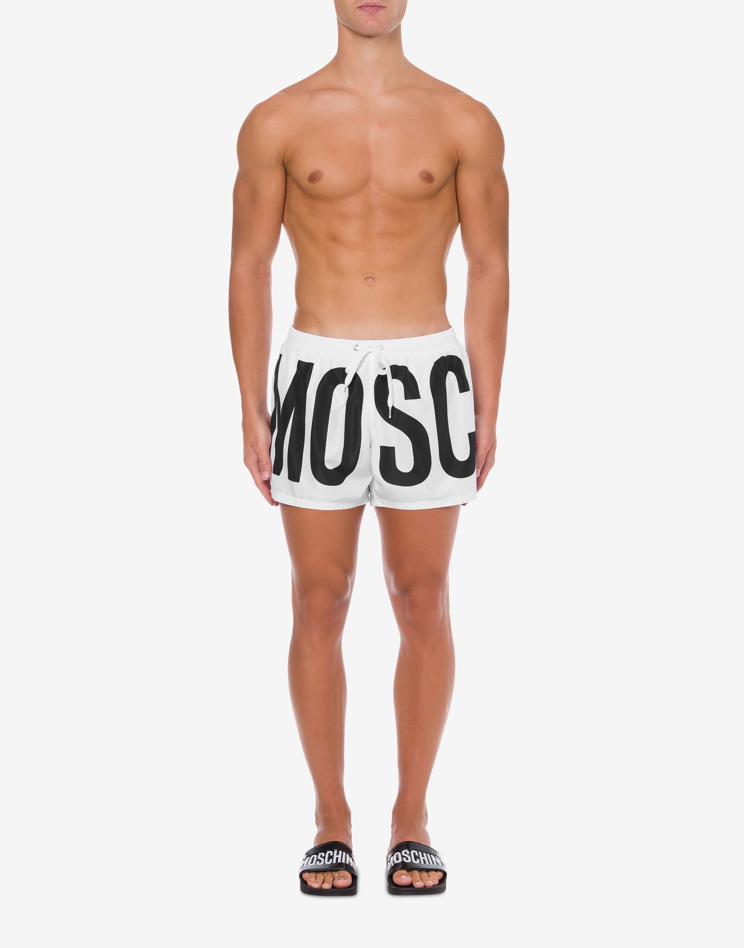 MAXI LOGO NYLON SWIM TRUNKS - 2