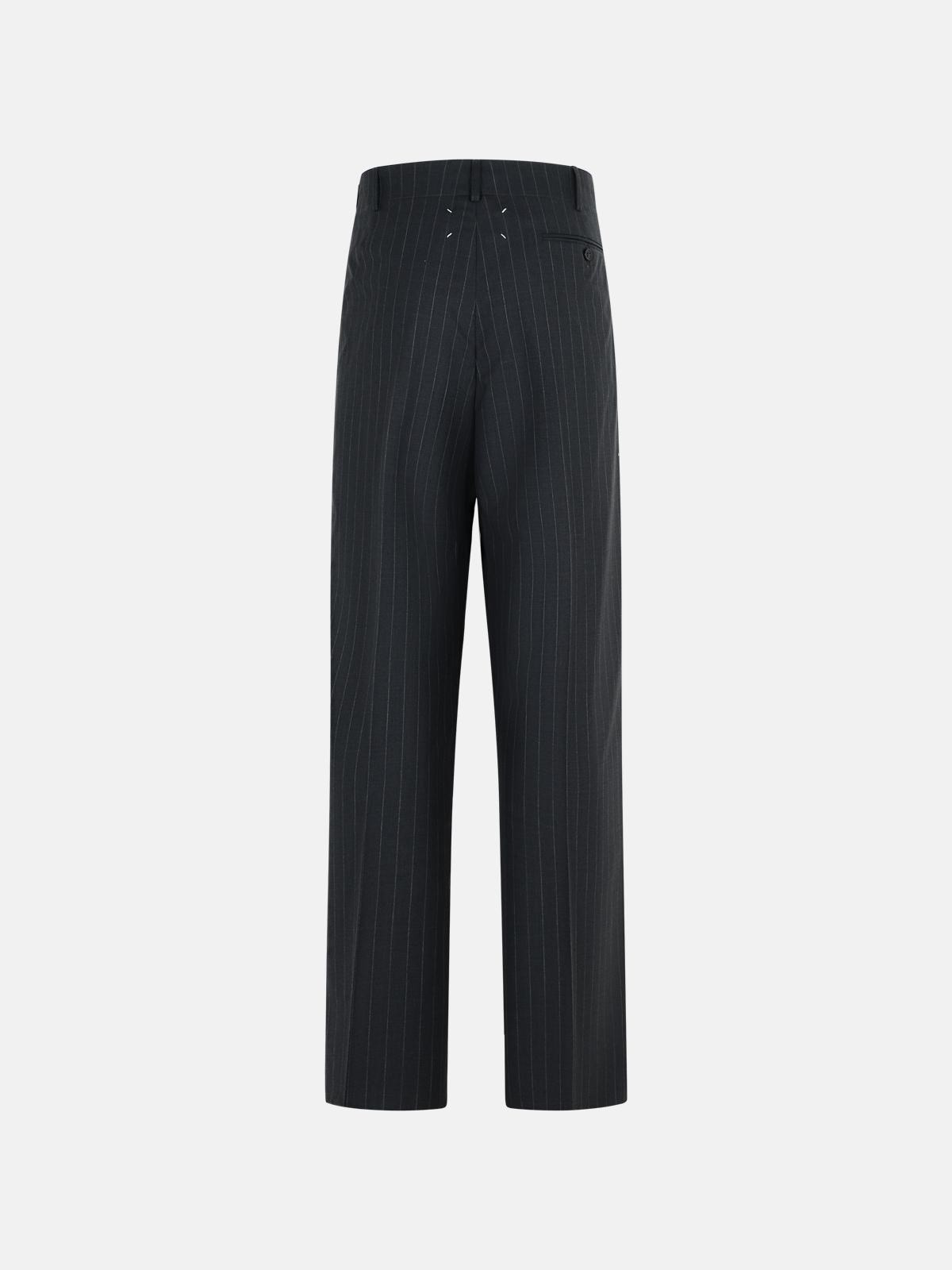 DARK GREY WOOL TROUSERS - 3