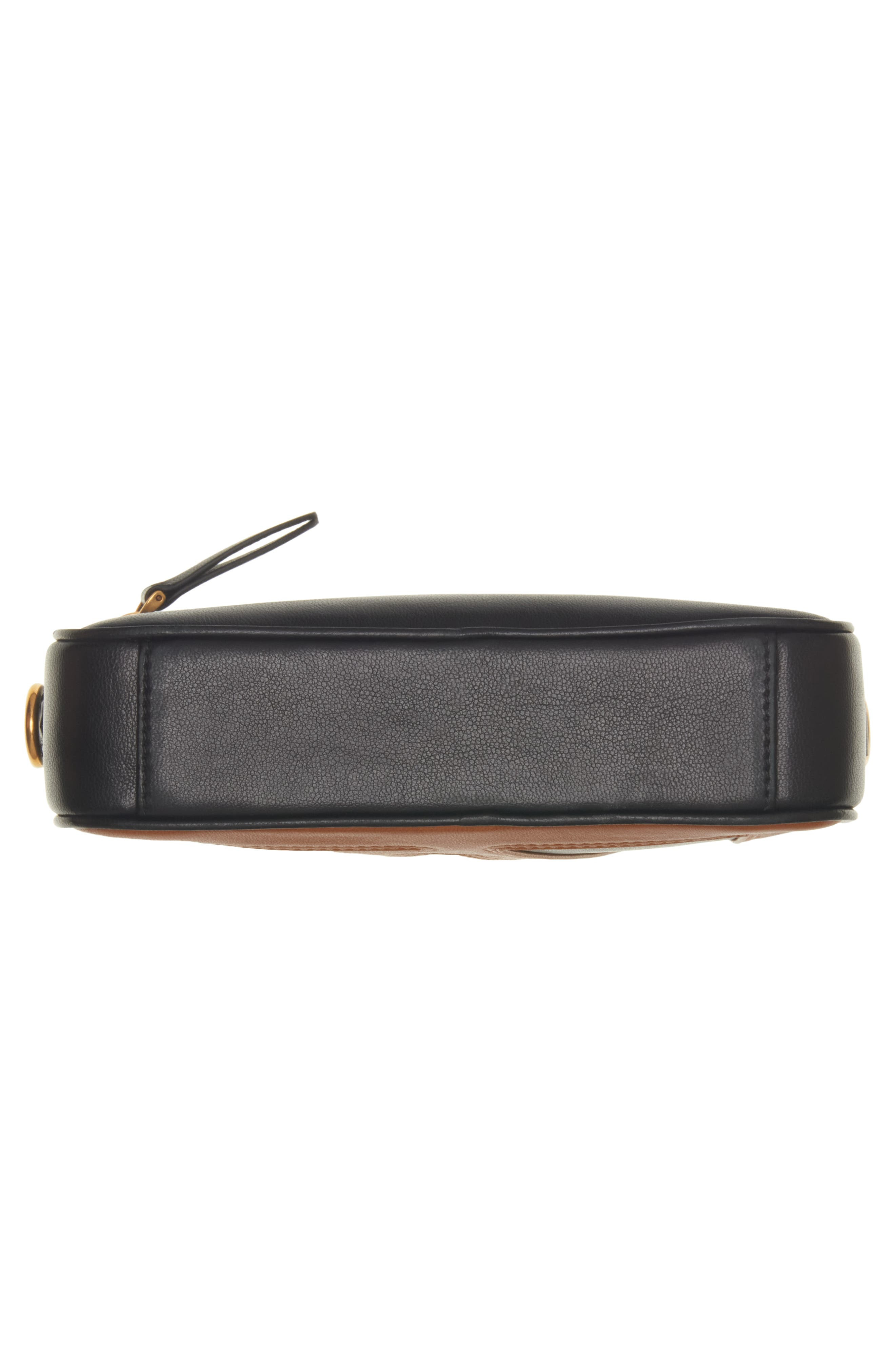 Valentino Garavani Viva Superstar Lambskin Leather Crossbody Bag in Nero/Spice at Nordstrom - 7