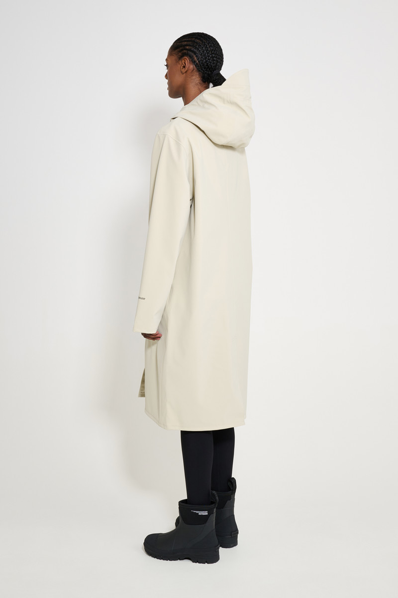 Stockholm Long Patch Raincoat Pelican 3