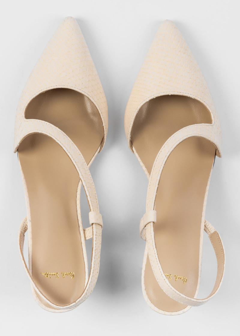 Sand 'Cloudy' Suede Heels 5