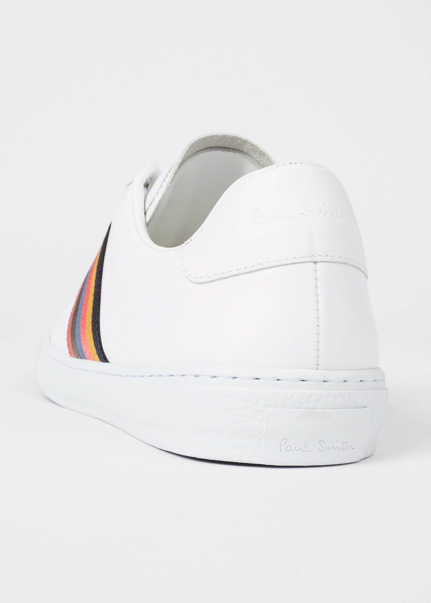 Calf Leather 'Hansen' Sneakers With 'Bright Stripe' Webbing - 5