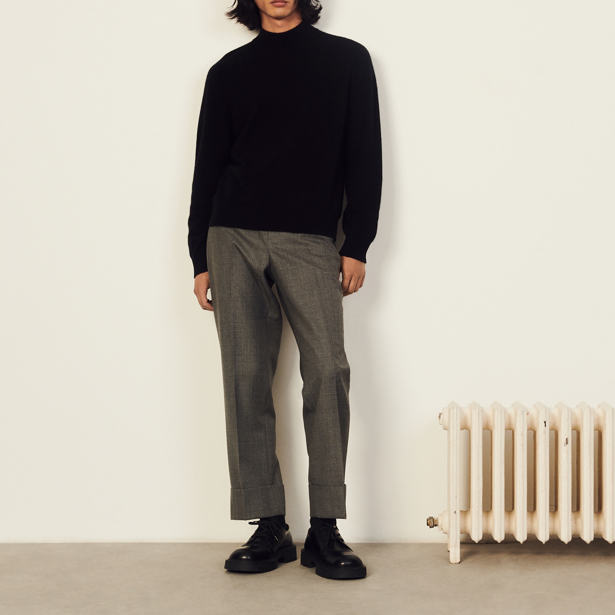 Cashmere funnel neck sweater - 2