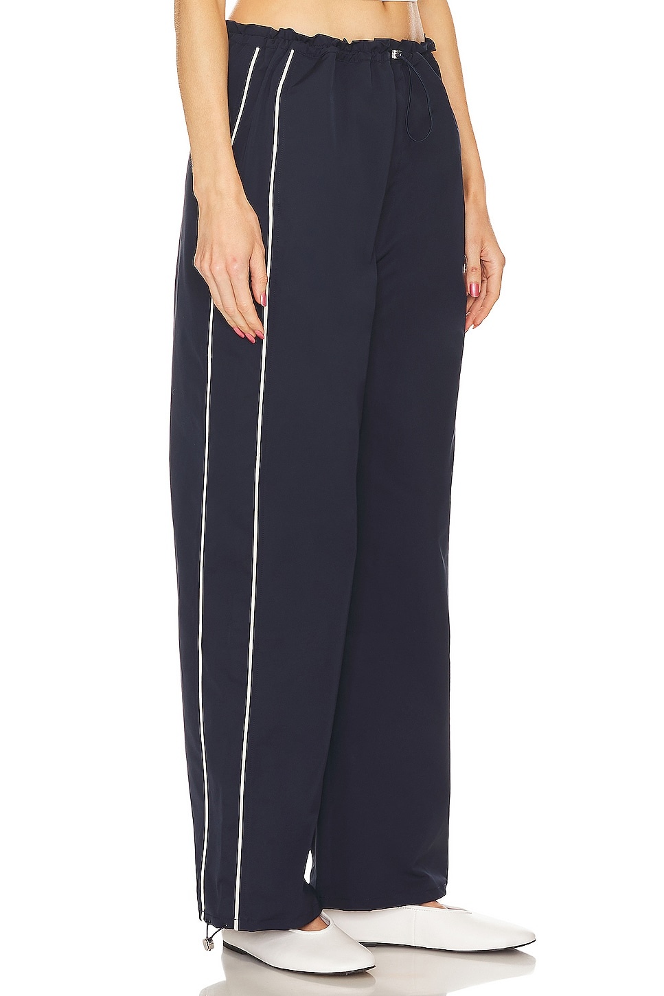 Cinched Waist Wide Leg Pant - 3