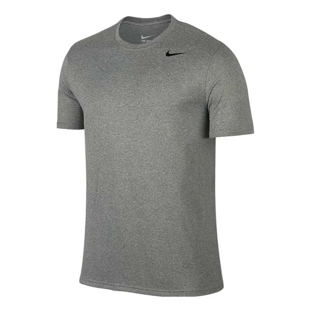 Nike Dri-FIT Legend Short Sleeve Training T-Shirt 'Dark Heather Grey' 718834-063 - 1