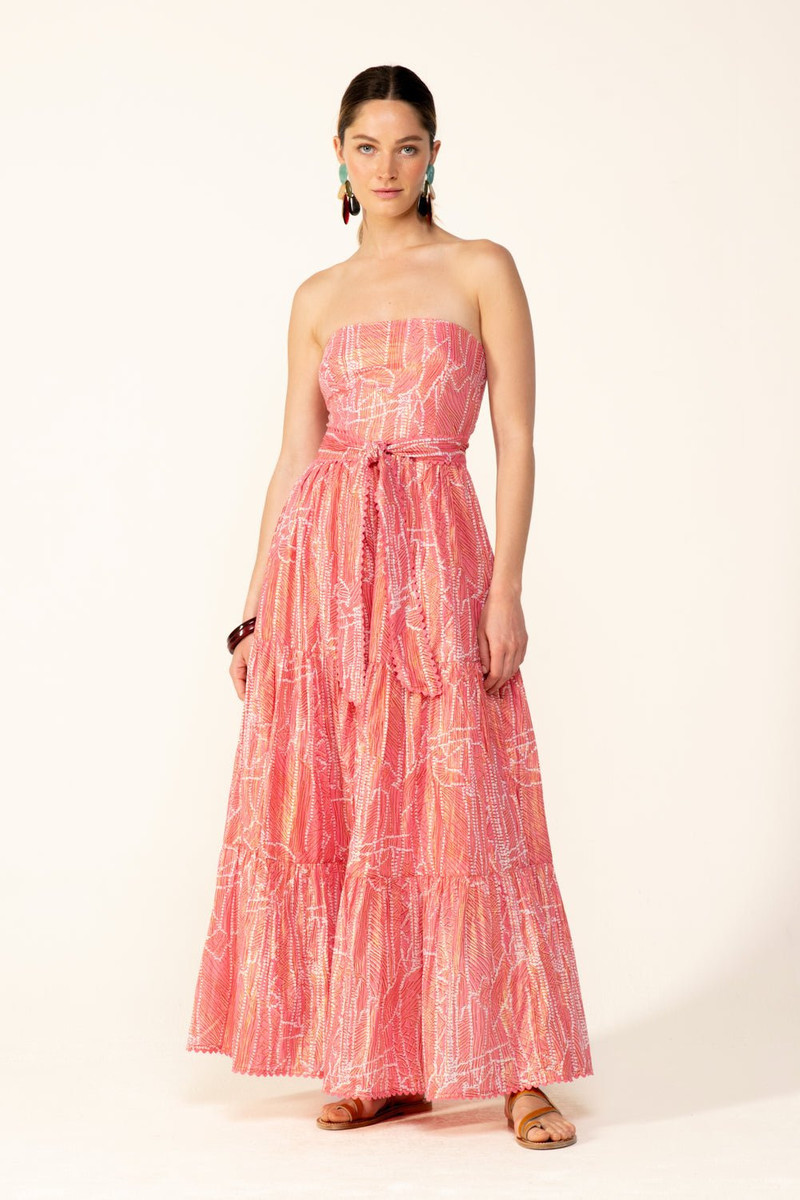 Long Dress Thelma - Pink Akoya 1