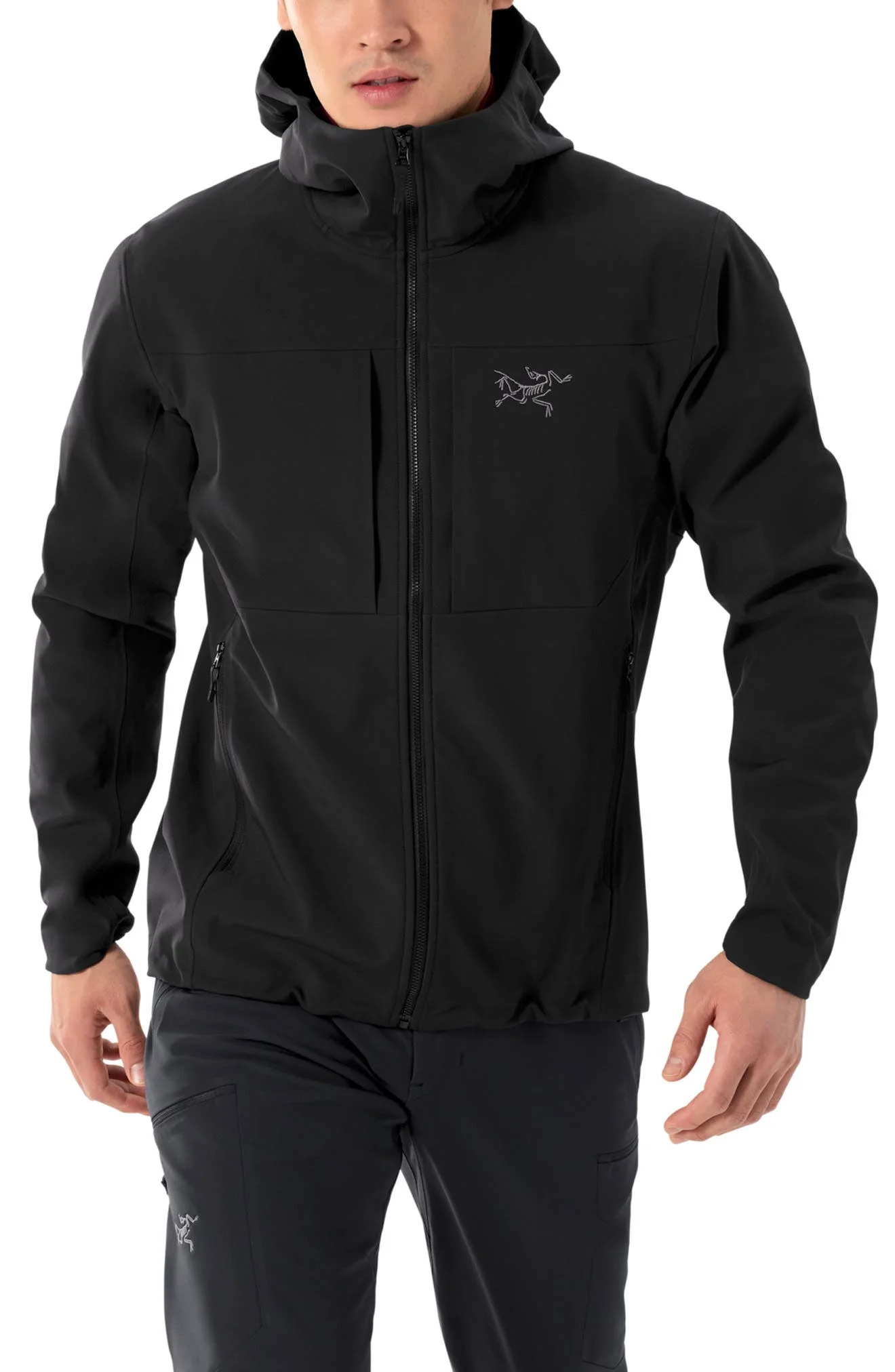 Arc'Teryx Gamma MX Hooded Jacket in Black at Nordstrom - 1