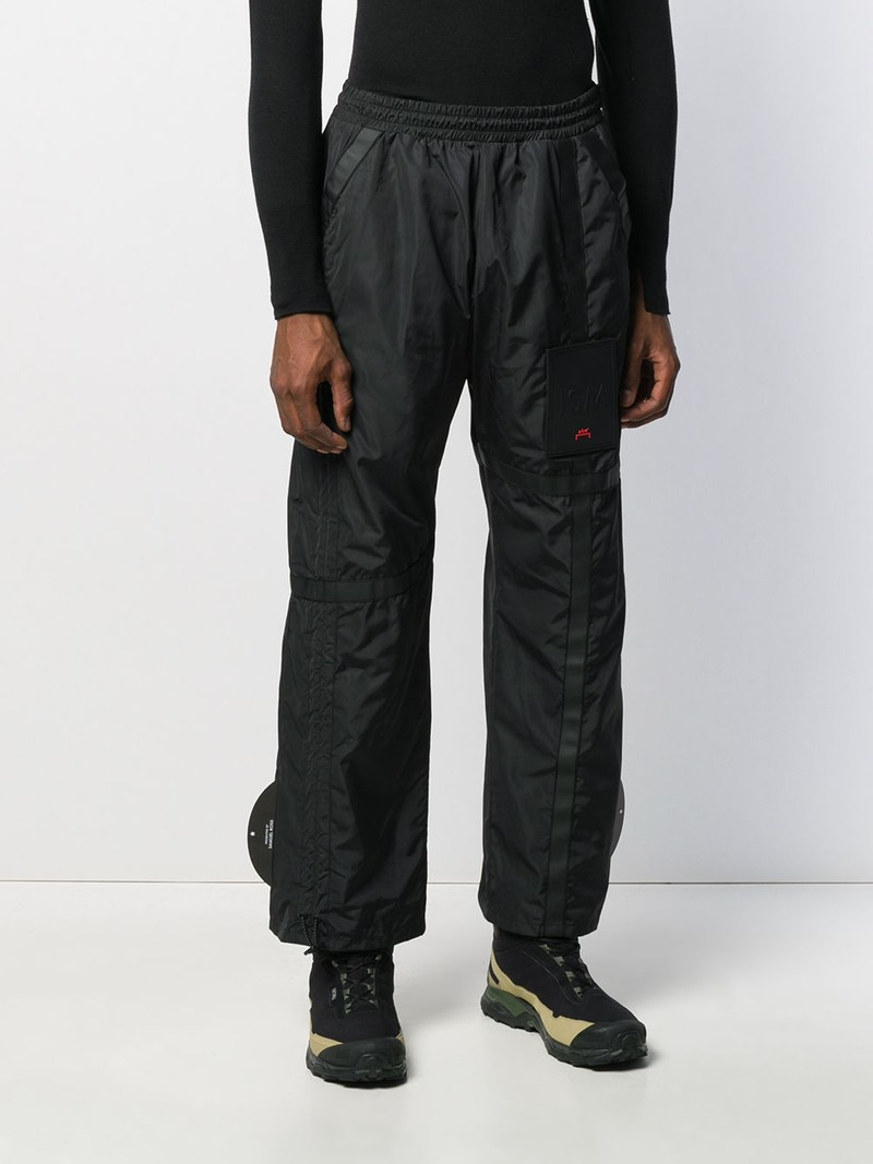 logo patch trousers 3