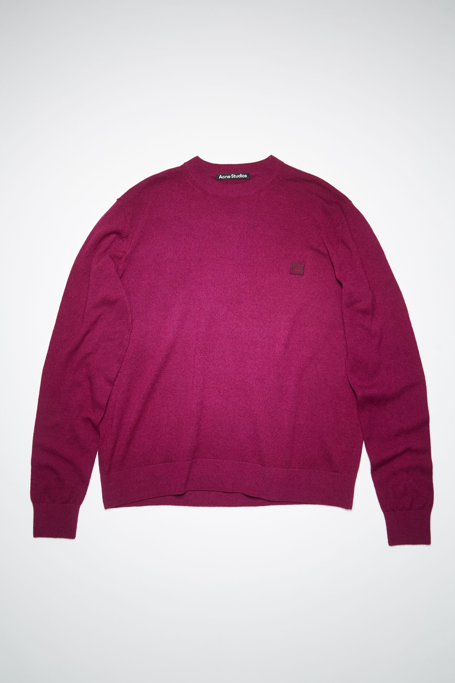 Crew neck sweater - Berry purple - 1