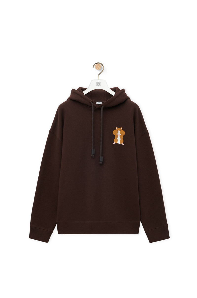 Relaxed fit hoodie in cotton 1