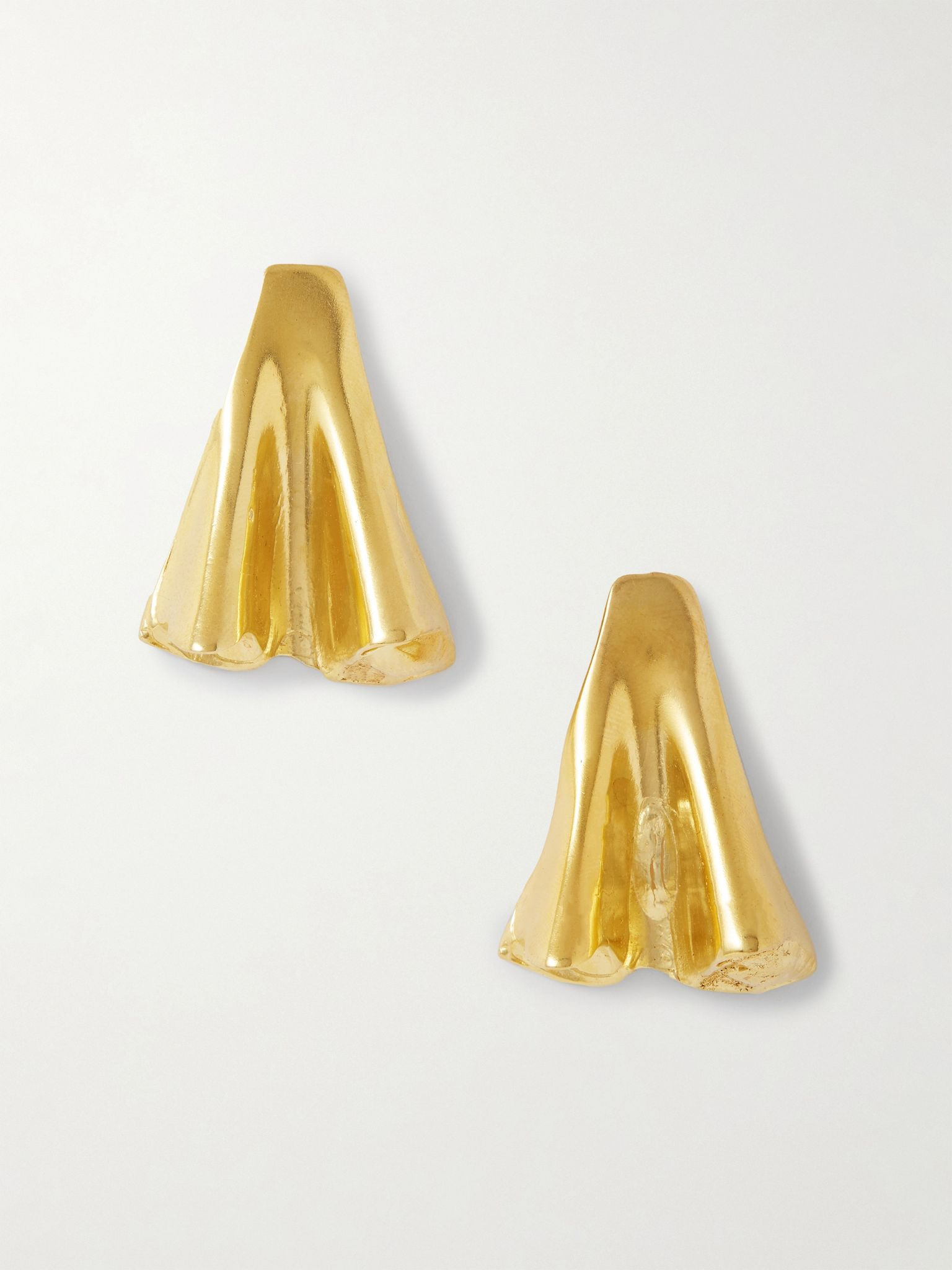 + Danielle Copperman Hedi gold-plated earrings Gold - 1