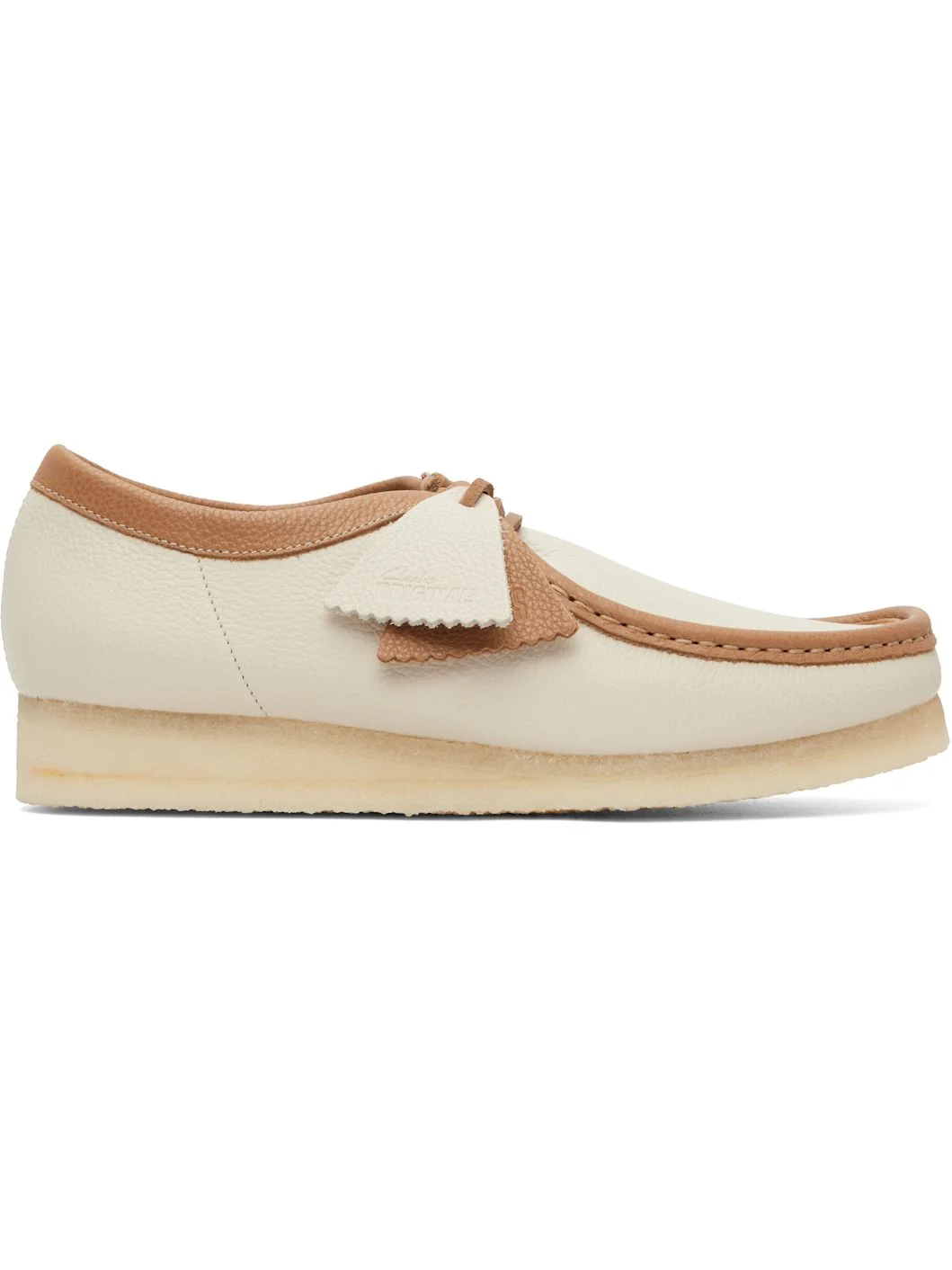 White Wallabee Derbys - 1