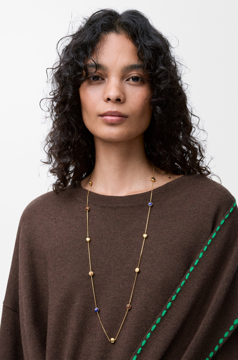Loewe Anagram Pebble necklace outlook
