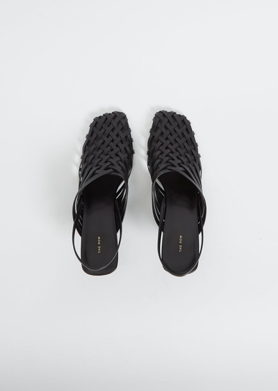 The Row Leather Woven Mule outlook