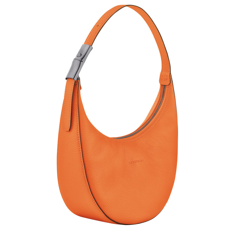 Roseau Essential M Hobo bag Orange - Leather 3