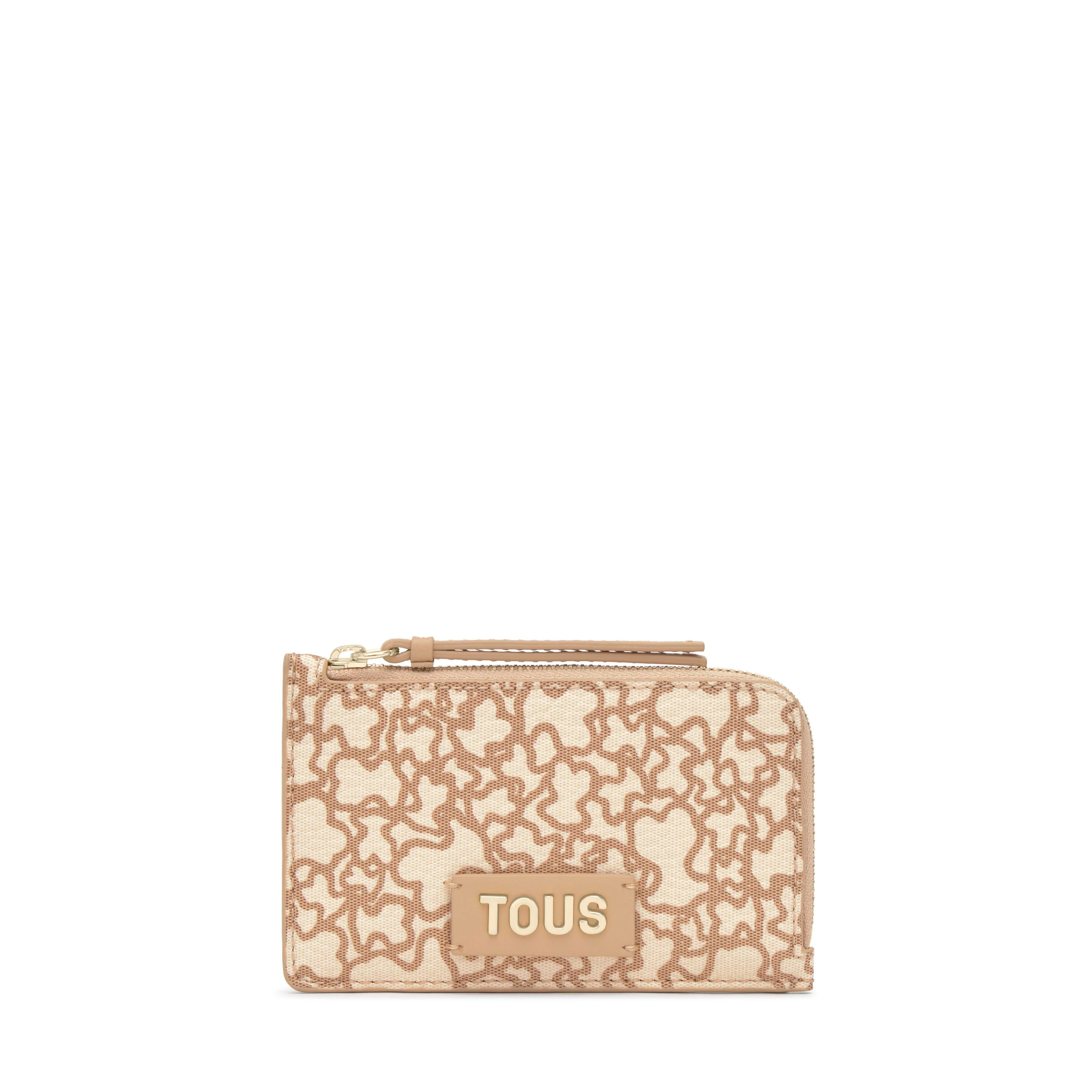 Sand-colored Change purse cardholder TOUS Kaos Mini New - 1