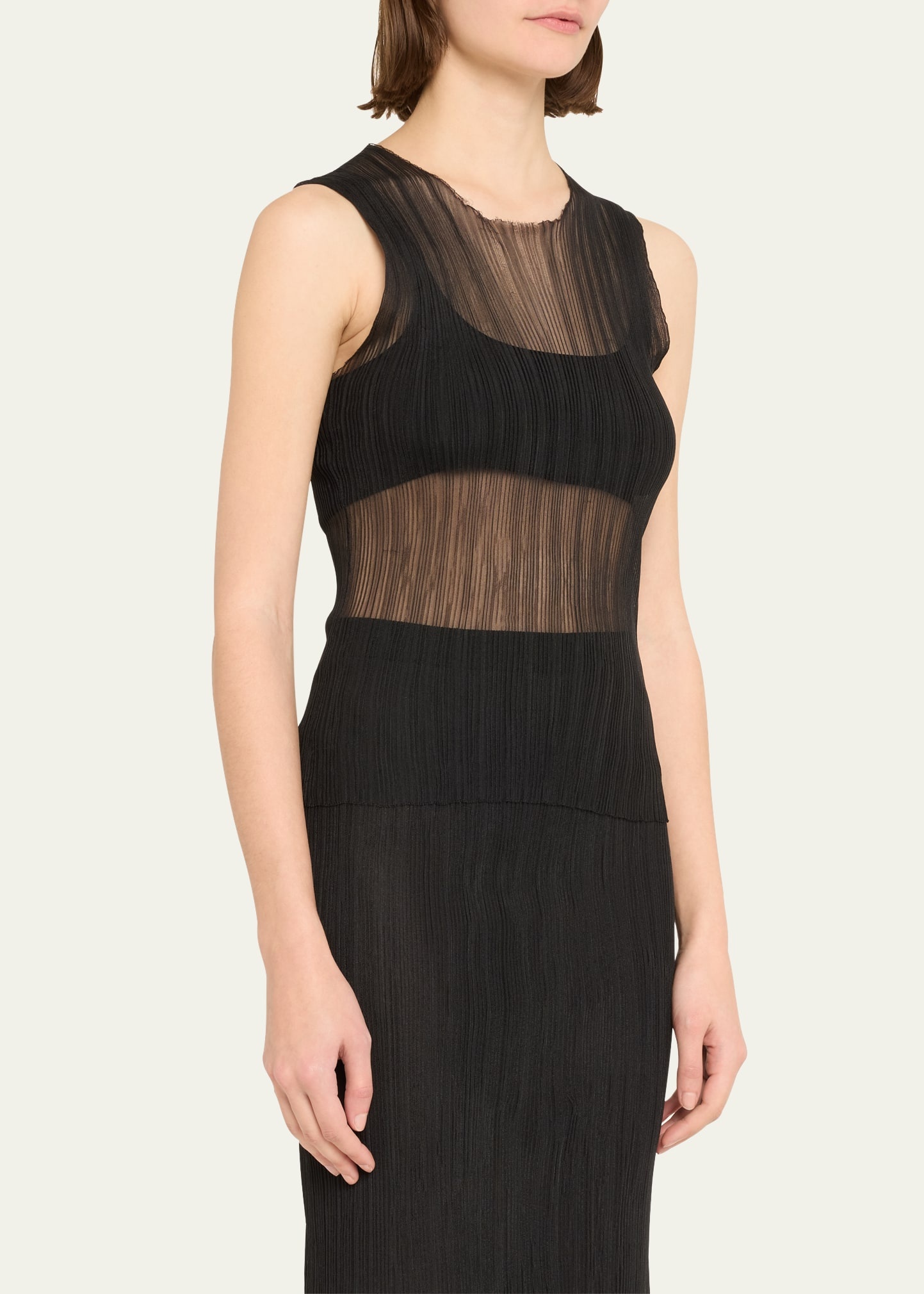 Oakley Bralette Plise Knit Tank Top - 4