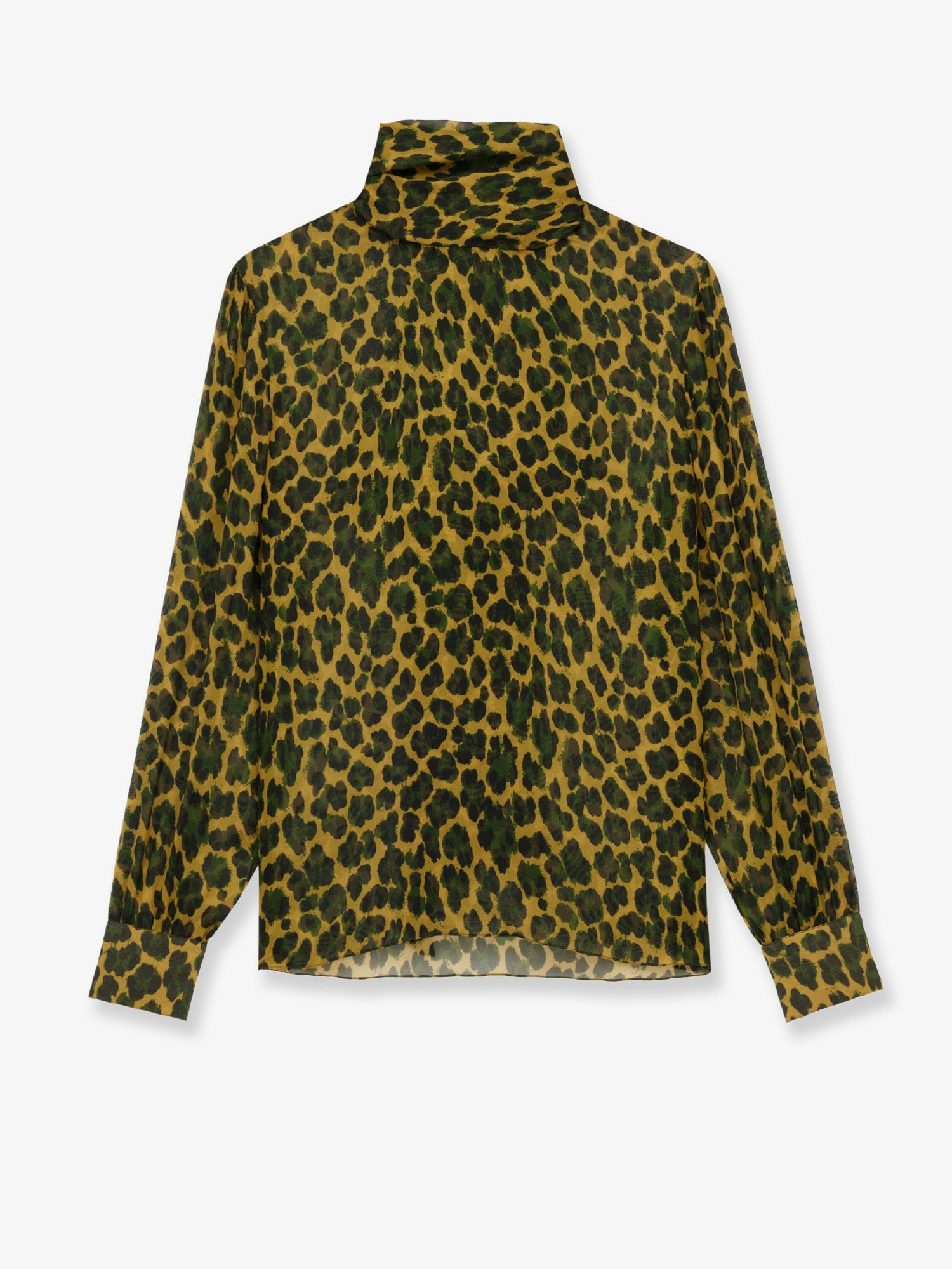 Saint Laurent Silk Shirt With Lavallière Neckline - 2