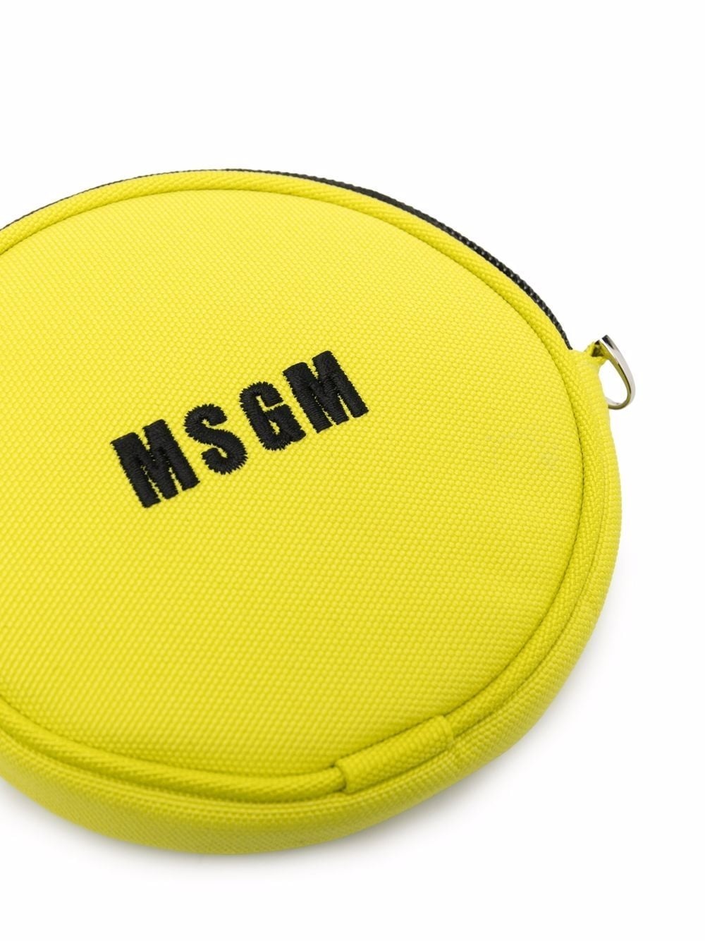 logo-print circular shoulder bag - 4