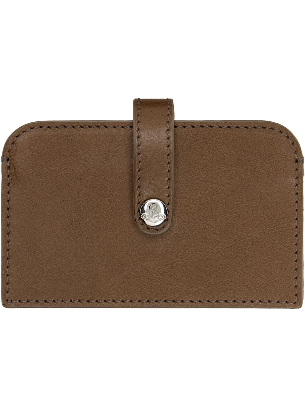 Brown Accordion Card Holder - 1