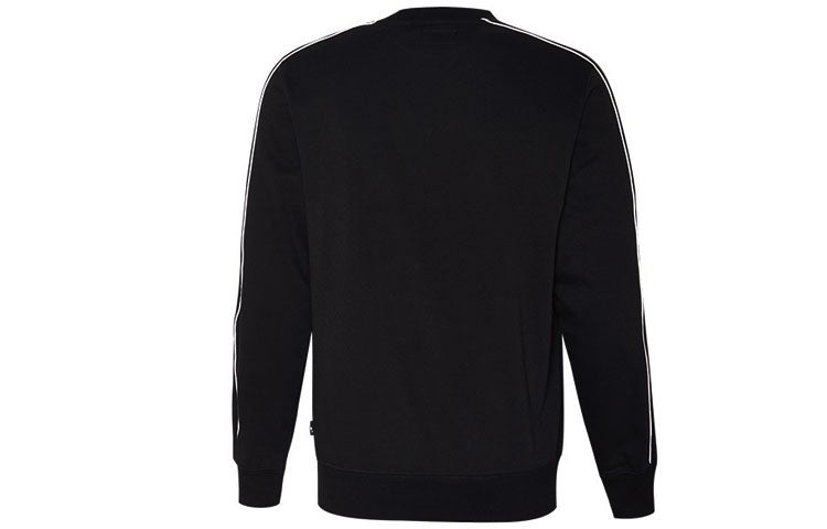 Converse All Star Track Crew Fleece Sweatshirt 'Black' 10018257-A01 - 2