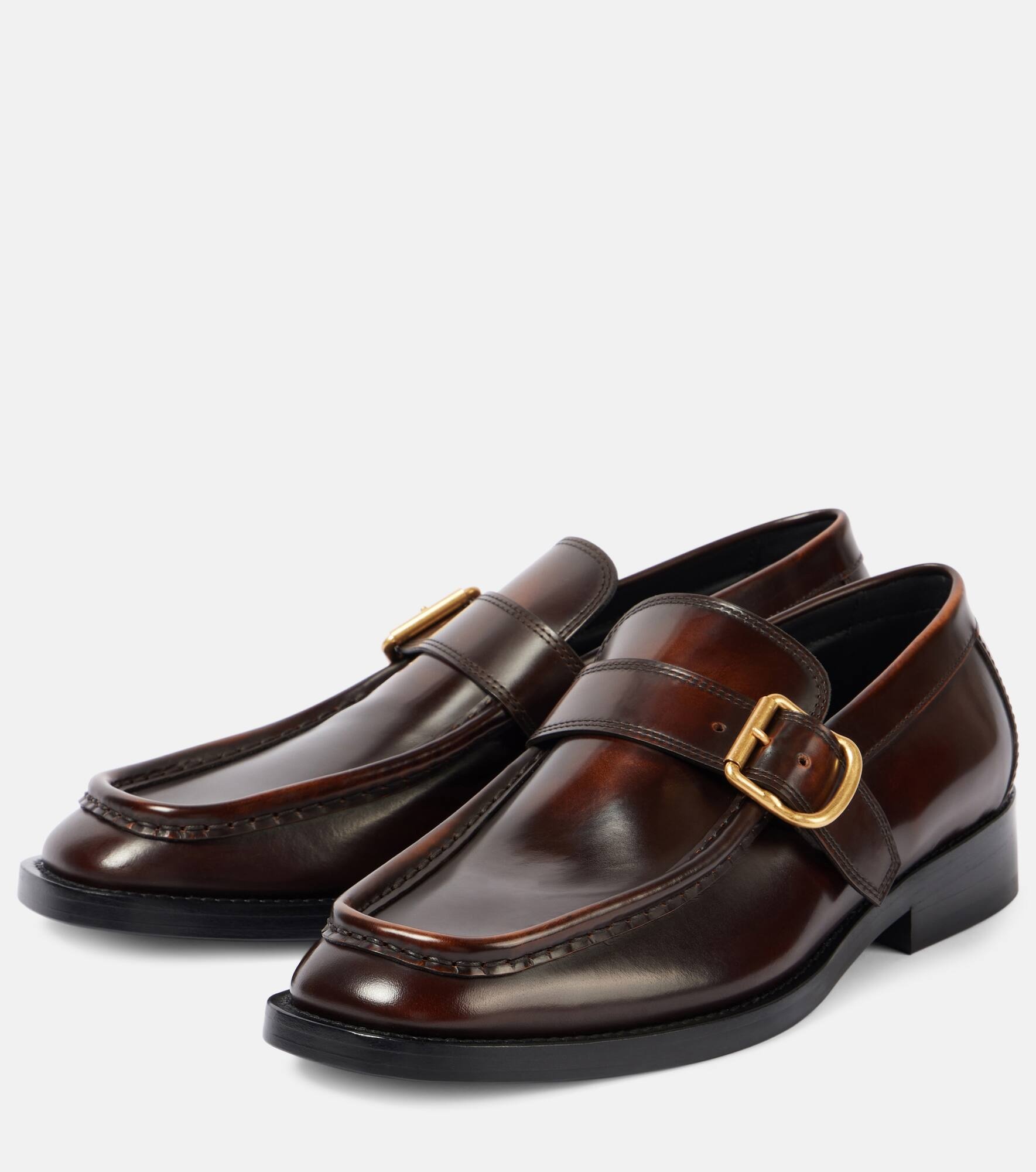Leather loafers - 4