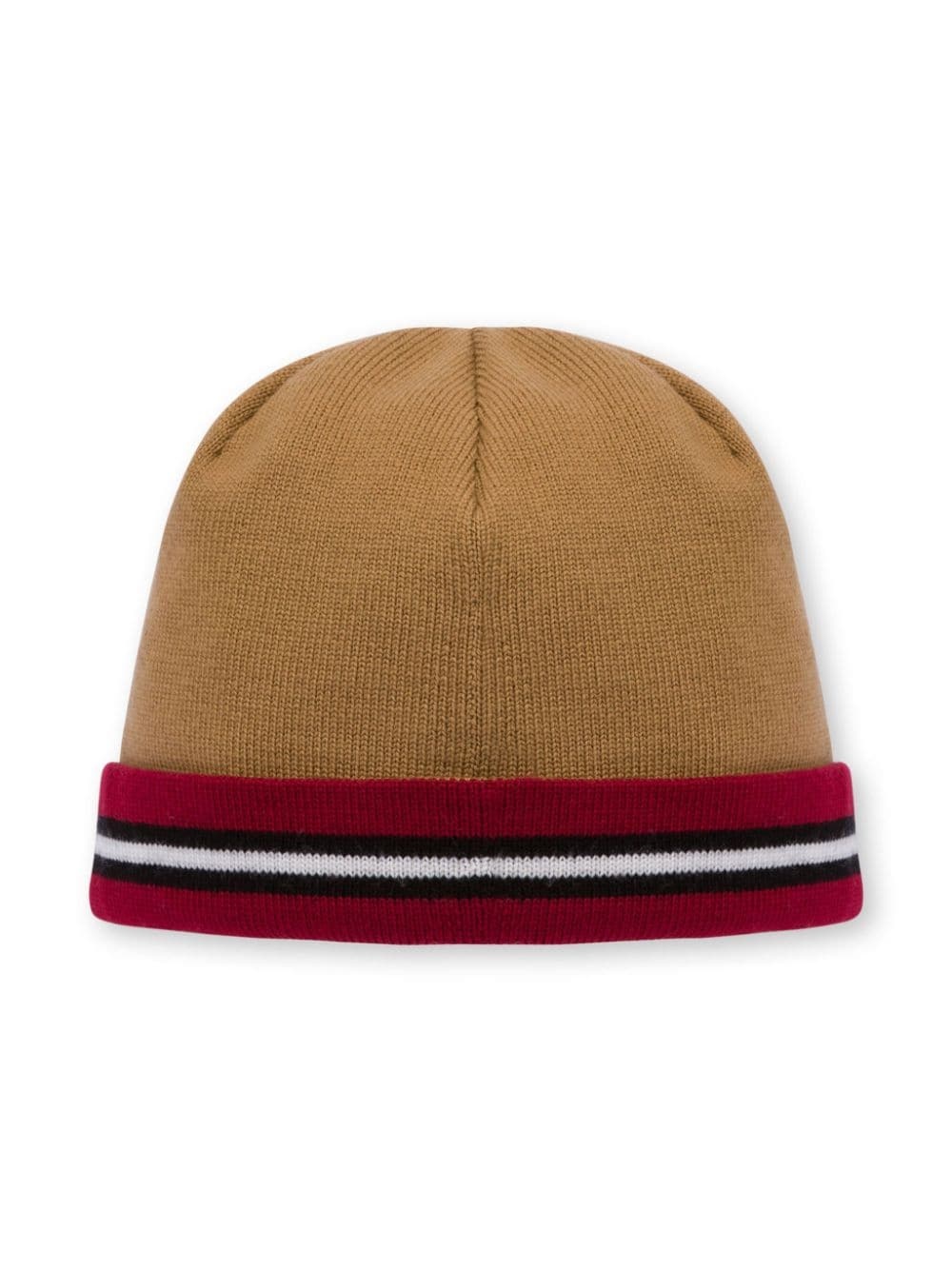 logo-appliquÃ© virgin wool beanie - 2