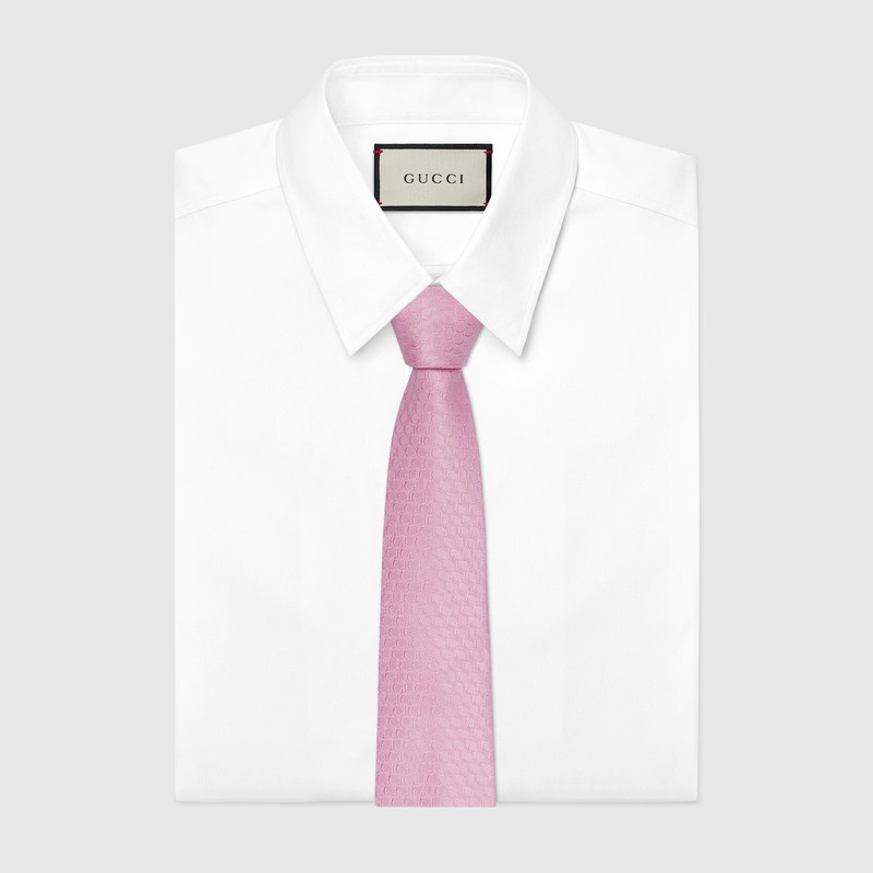 GUCCI Allover Gucci silk tie outlook