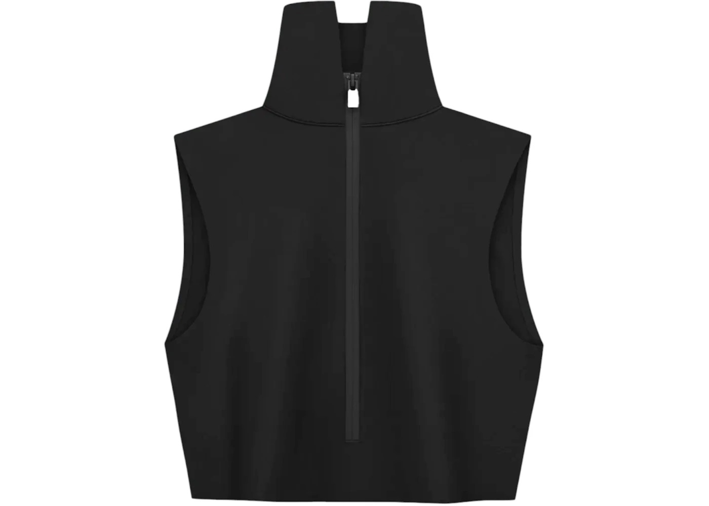 adidas x Fear of God Athletics Women's High Neck Crop Top Black - 2