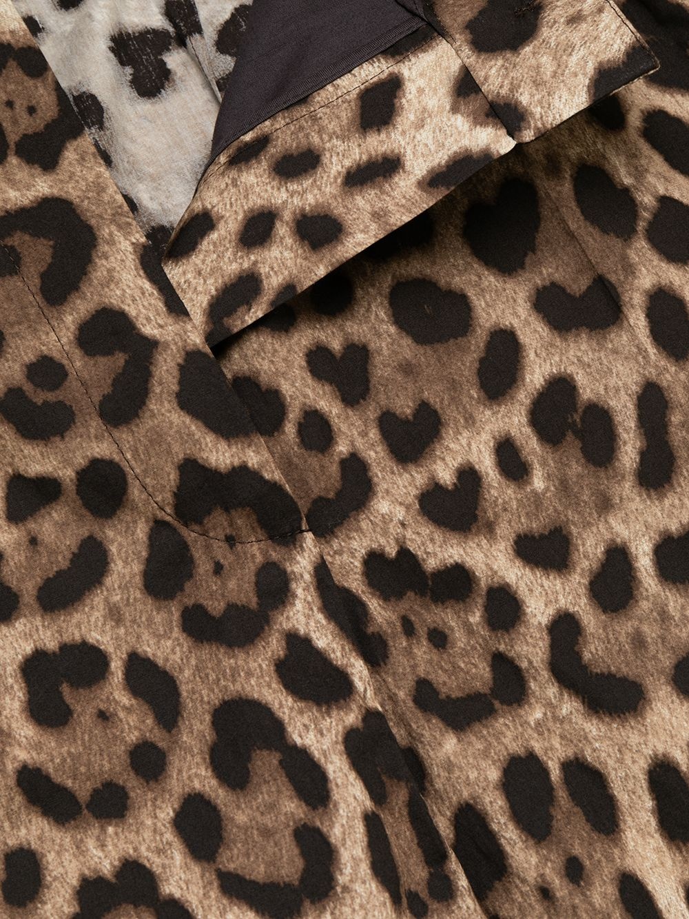 leopard-print tailored shorts - 6