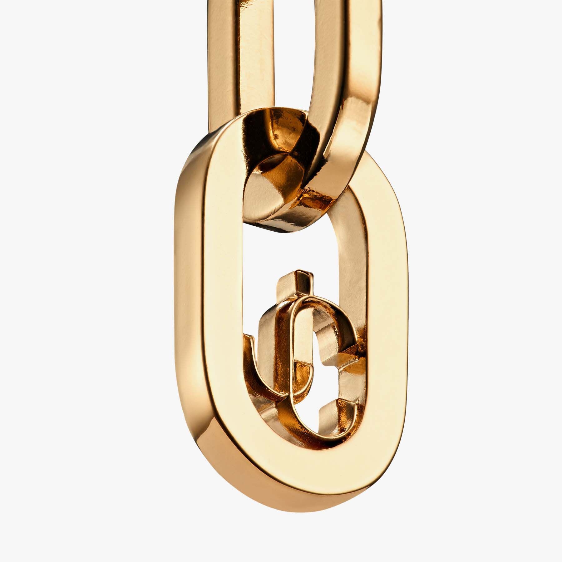 JC Chain Earrings
Gold-Finish Metal JC Chain Earrings - 5