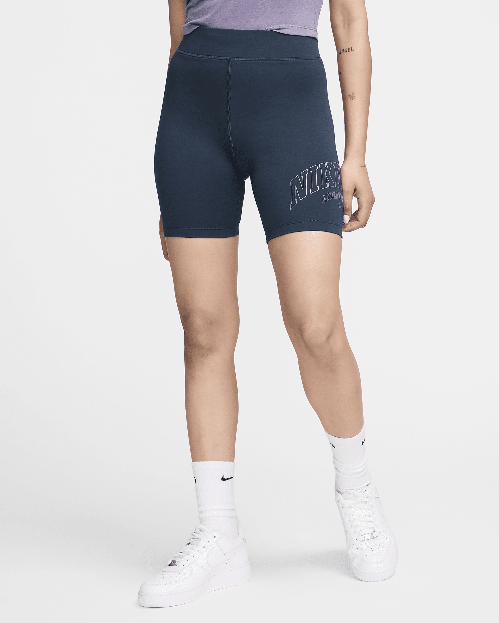 Women's Nike Sportswear Classic High-Waisted 8" Biker Shorts - 1