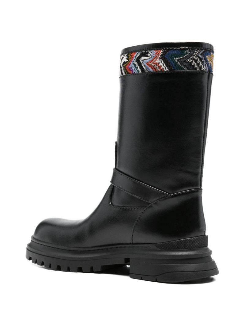 buckle trim boots 3