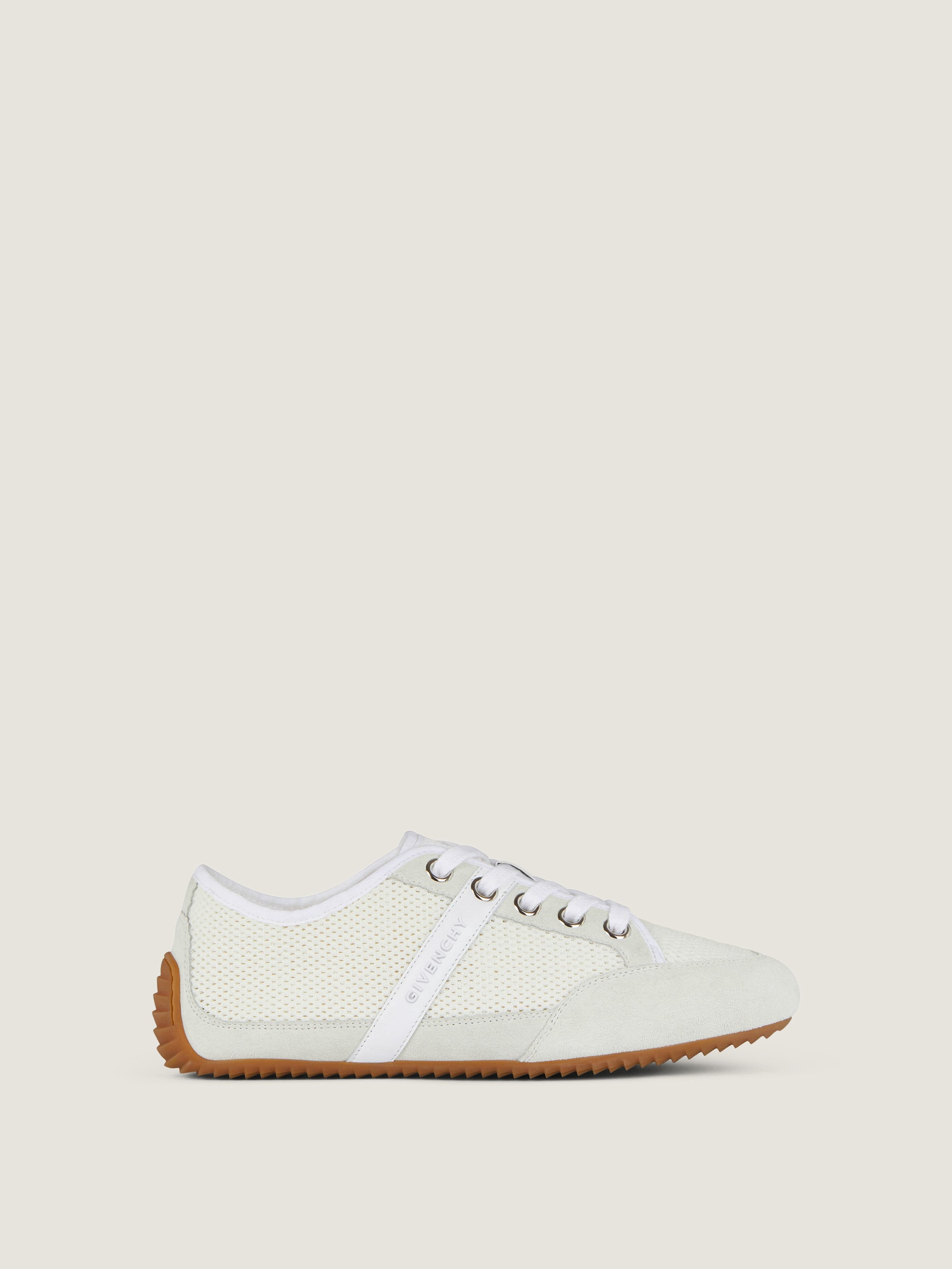 SLIM SNEAKERS IN MESH AND SUEDE - 2
