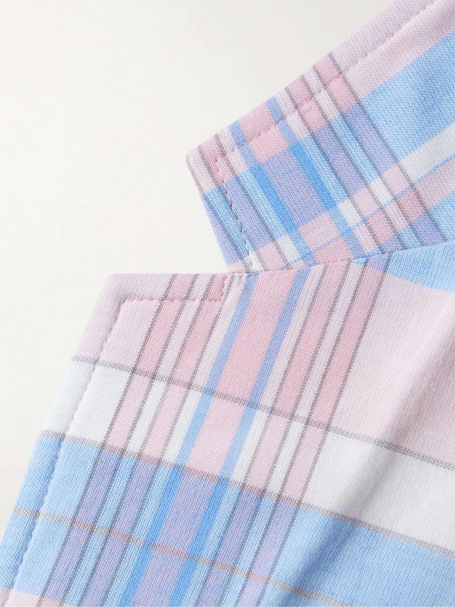 Checked Cotton Blazer - 3