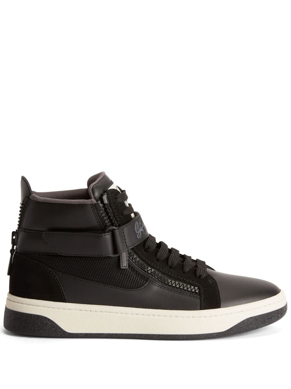 Gz94 panelled leather sneakers - 1