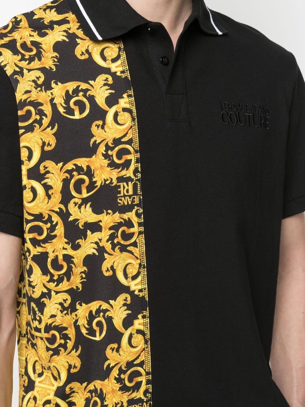 baroque-print polo shirt - 5