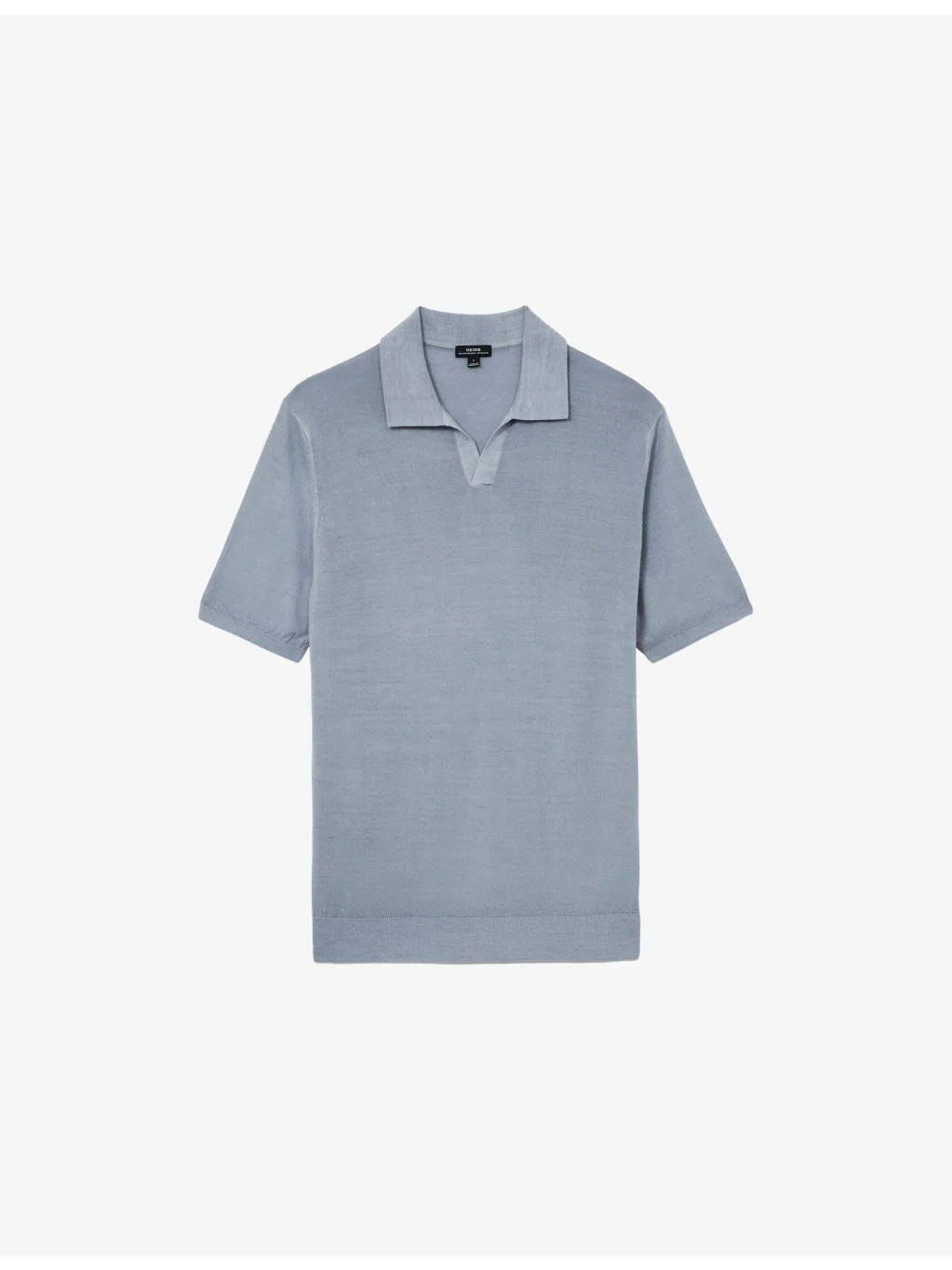 Rook Open-Collar Merino Wool Polo Shirt - 1