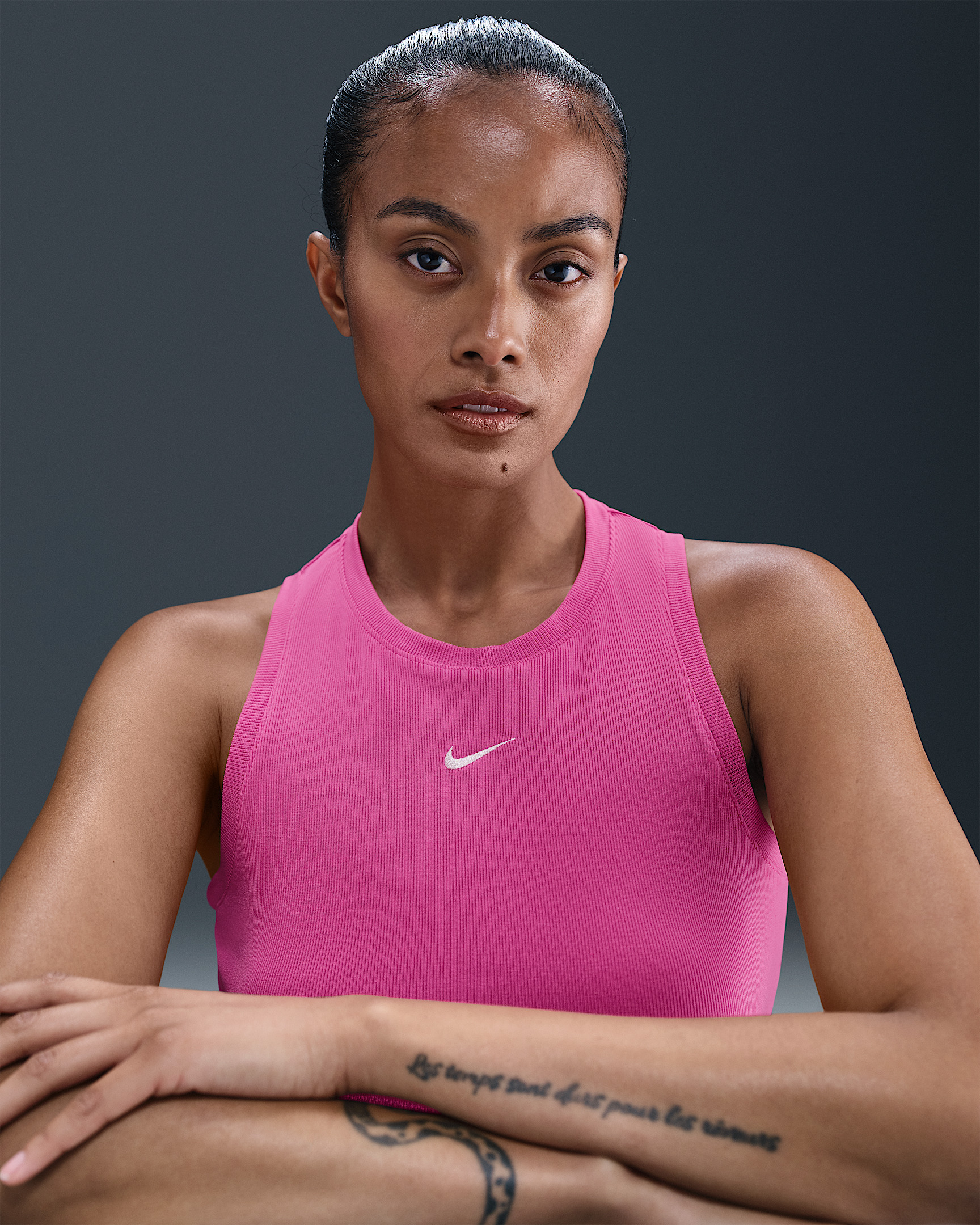 Nike Sportswear Chill Knit Women's Tight Cropped Mini-Rib Tank Top - 3