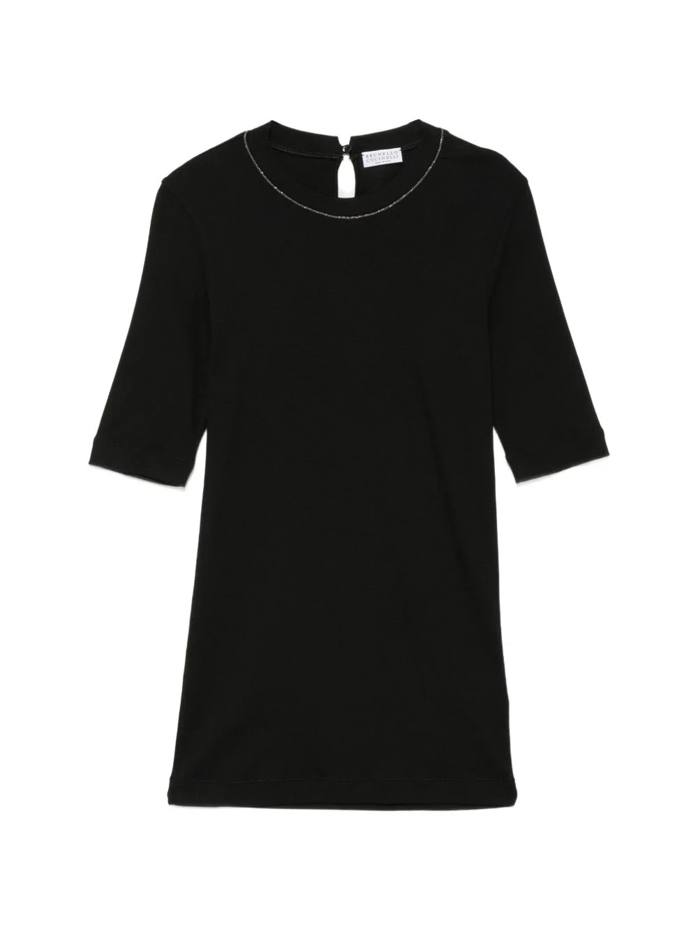 monili-trim T-shirt - 1