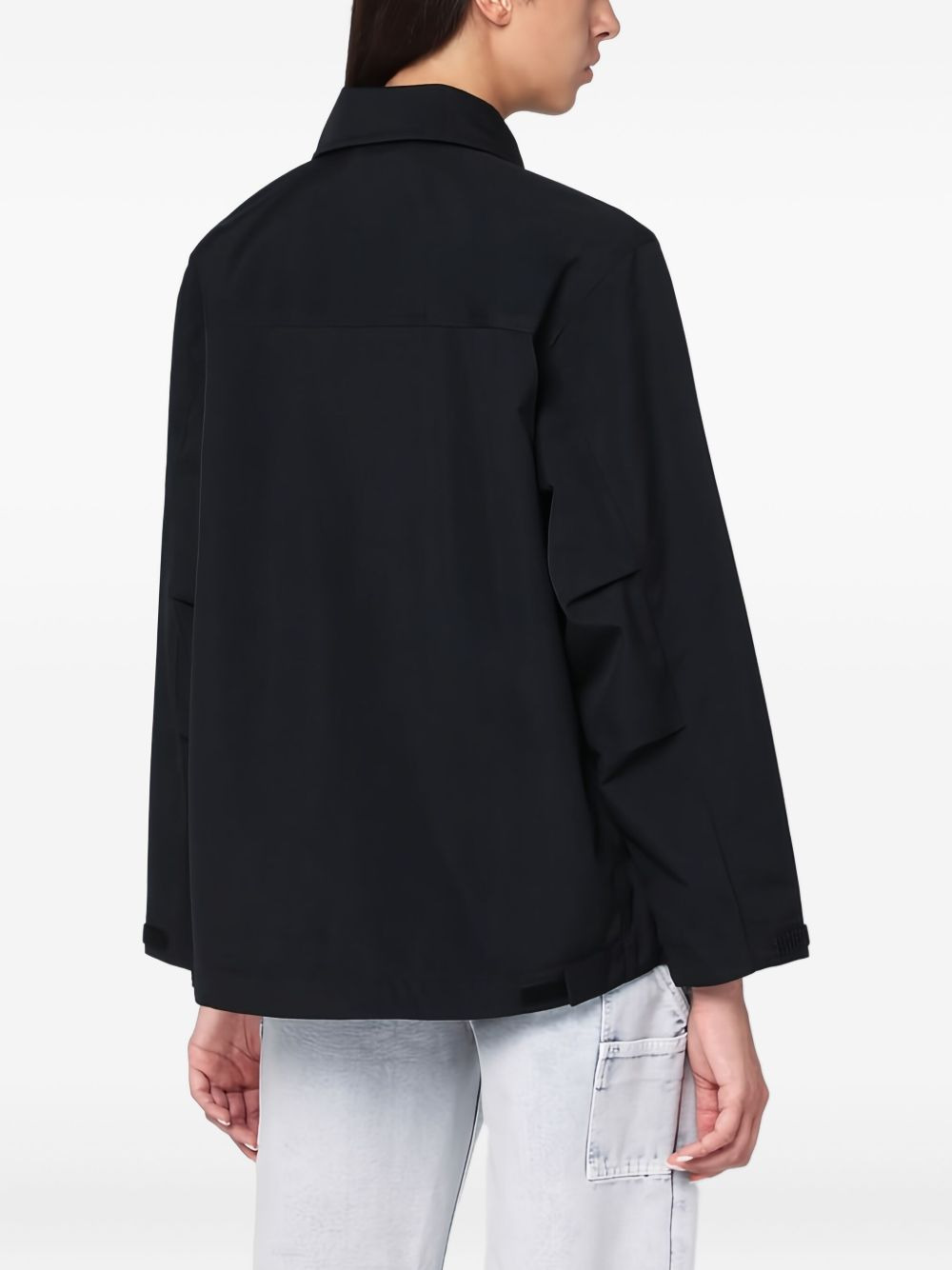 button-fastening jacket - 4