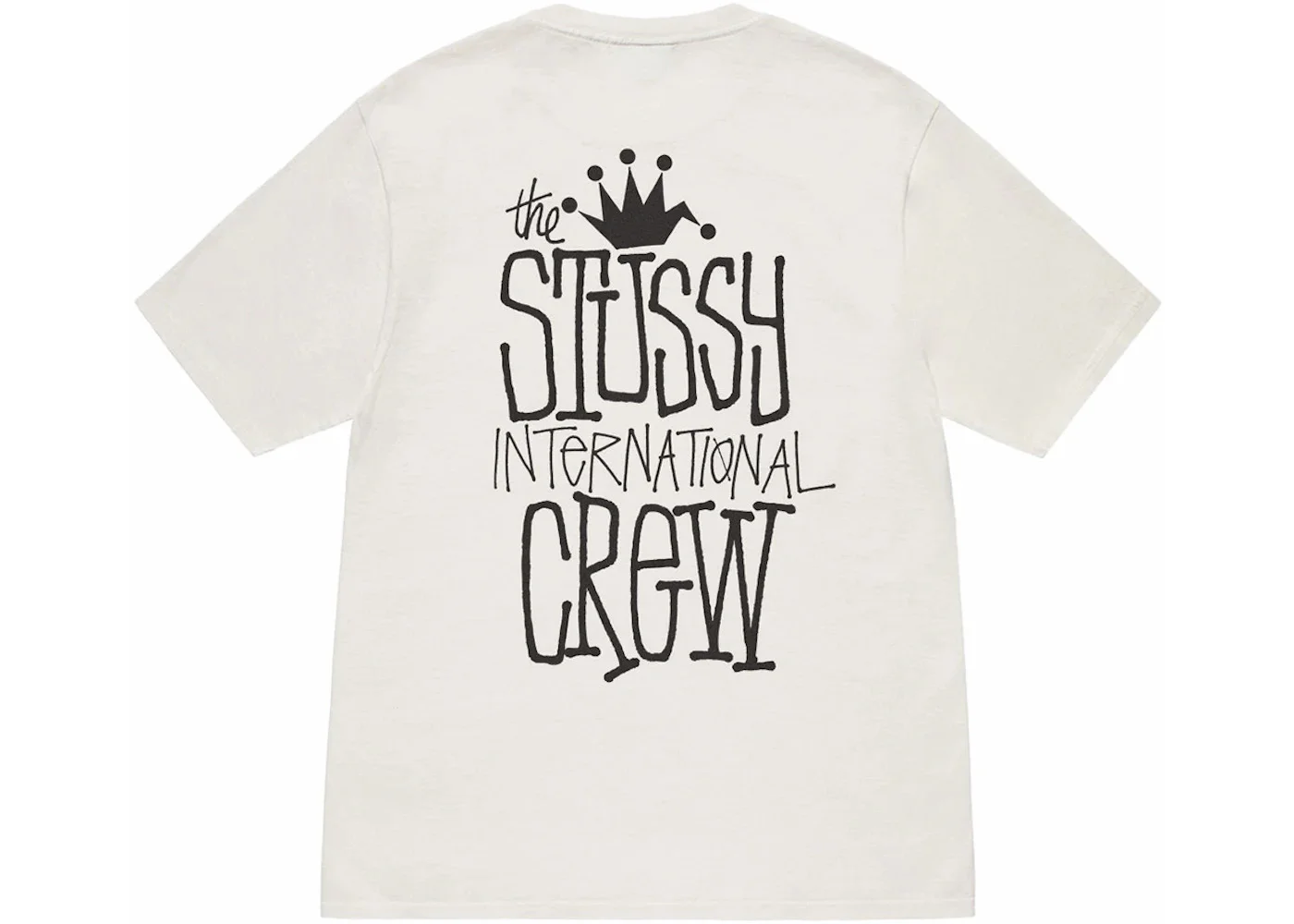 Stussy Crown International Pigment Dyed Tee Natural - 1