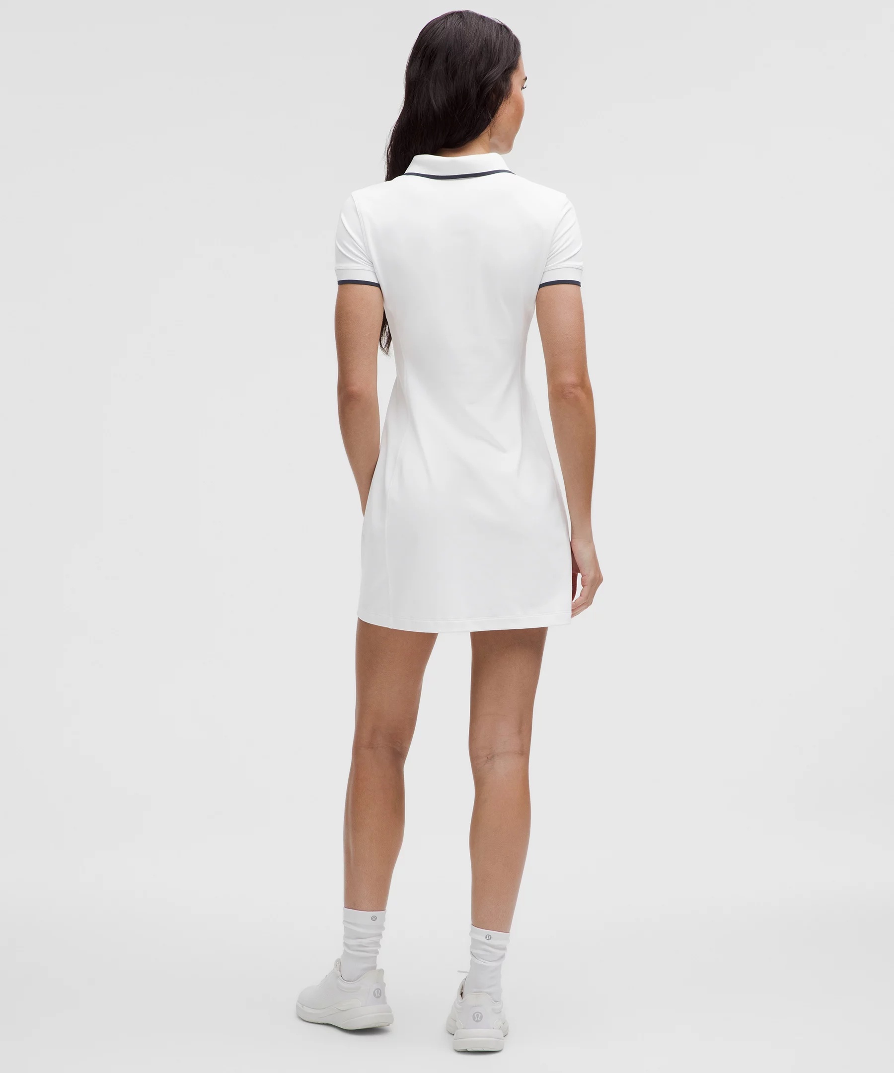 Slim-Fit Linerless Polo Dress - 2