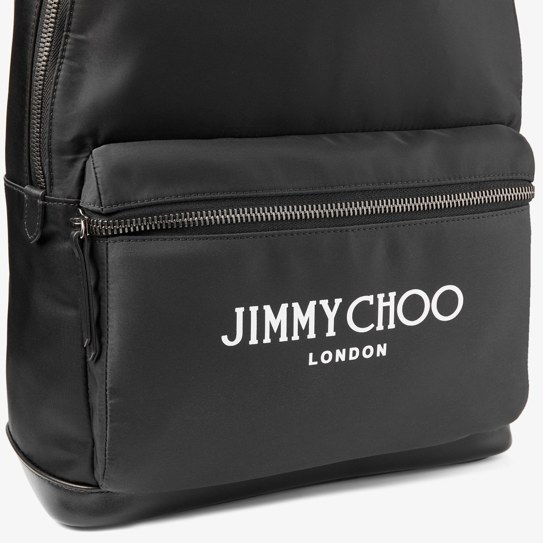 Wilmer
Black Nylon Backpack with Jimmy Choo Logo - 3