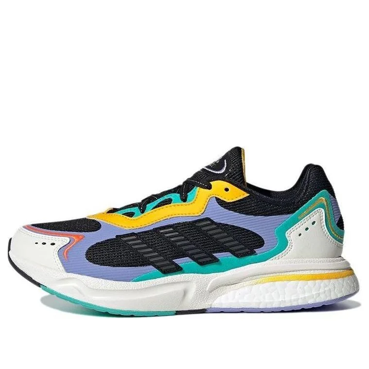 (WMNS) adidas SN1997 Cozy Wear-resistant Black Purple Yellow GW2735 - 1