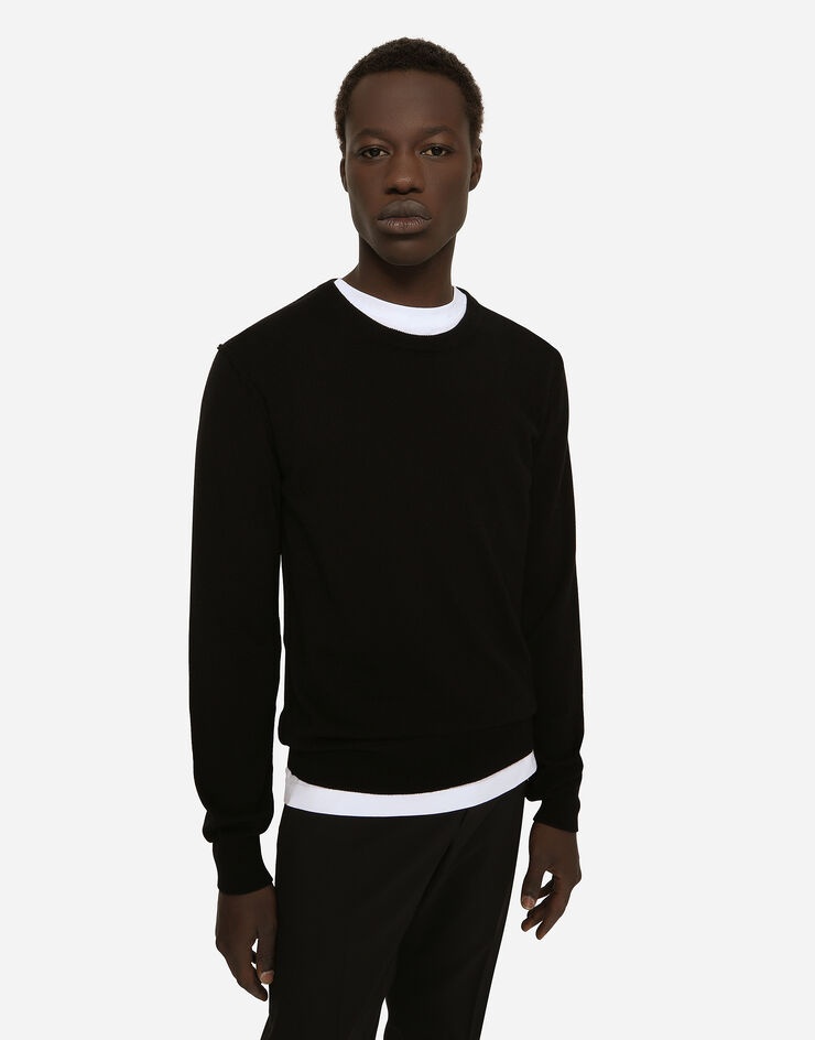 Cashmere round-neck sweater - 4