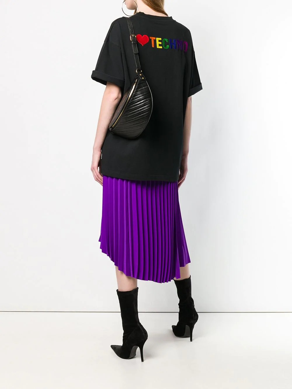 pleated elastic skirt - 2