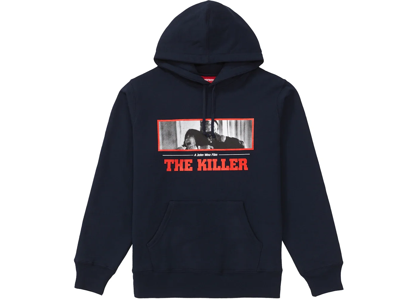 Supreme The Killer Hooded Sweatshirt Navy - 1