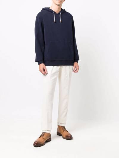 Brunello Cucinelli drawstring corduroy trousers outlook